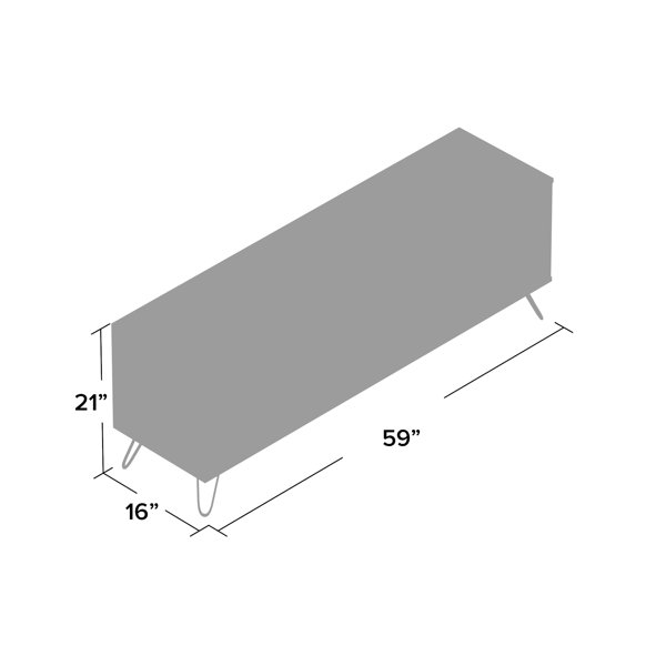 Wade Logan® Caernarfon TV Stand for TVs up to 65" & Reviews Wayfair.ca